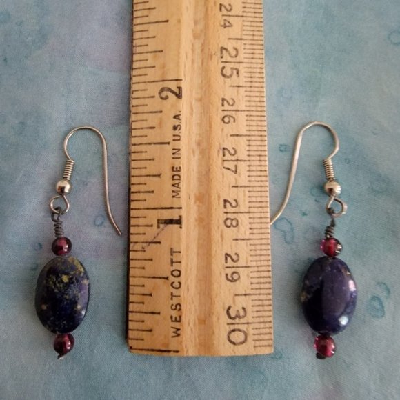 Vintage Boho Dangle Pierced Earrings - Picture 2 of 4